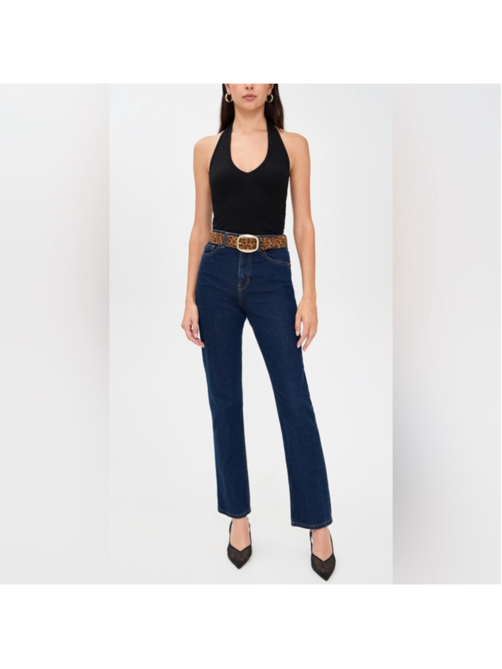 Reformation Jax Stretch High Rise Straight Jeans classic minimalist sz 26 NWT